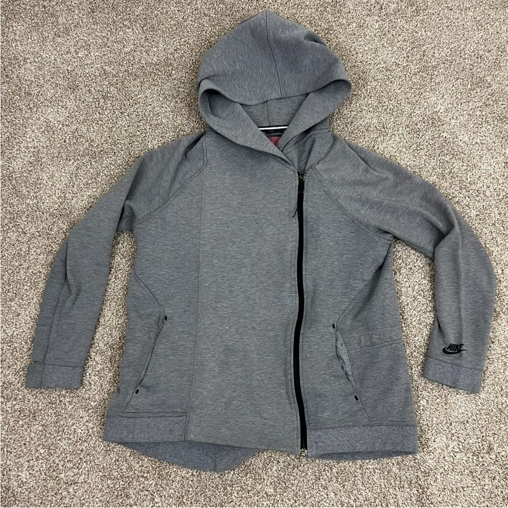 Nike Fleece Tech Asymmetric Full Zip women’s L